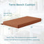 Cojín banco exterior 36x18x3" impermeable repuesto