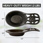 Soporte cuchara hierro fundido para estufa cocina