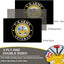 Bandera militar EE.UU. 3x5" doble cara 3 capas latón