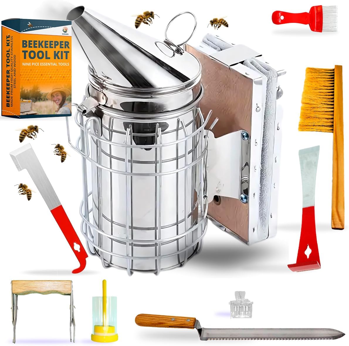 Kit inicio apicultura herramientas y suministros