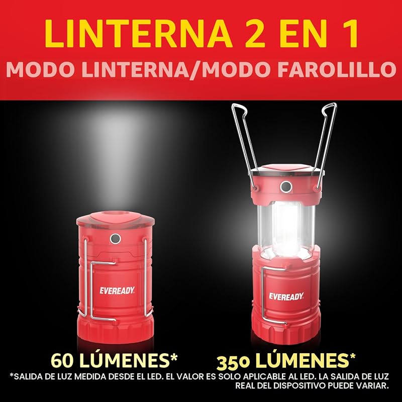 Linterna LED campamento IPX4 360 PRO set 3