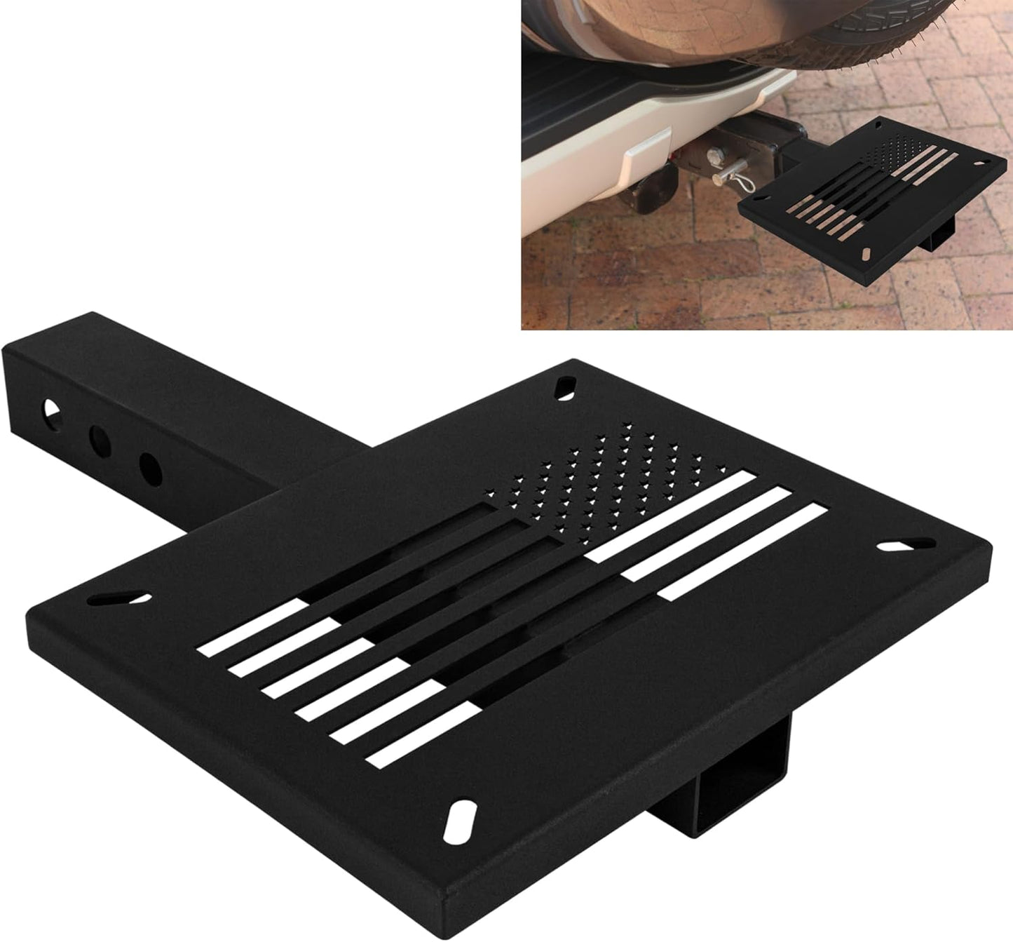 Placa enganche cabrestante ajuste universal 2pulg