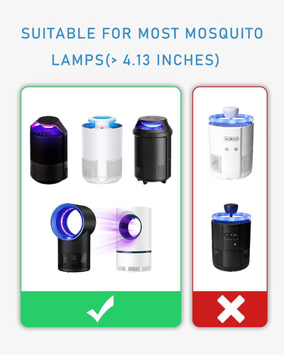 Trampa mosquitos 12uds adhesivas 4.13pulg comp