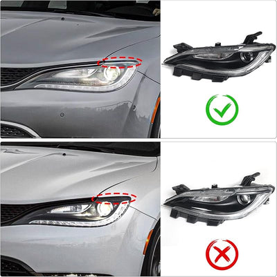 Faro halógeno Chrysler 200 lado izquierdo conductor
