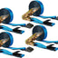 Correas trinquete 2pulg x30ft color azul 10000lb resistencia