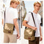 Bolso cruzado hombre lona tipo mensajero