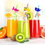24 Popotes Tiburón Reutilizables Fiesta Cumpleaños Decoración