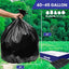 Bolsas basura negras resistentes 40-45gal 100uds