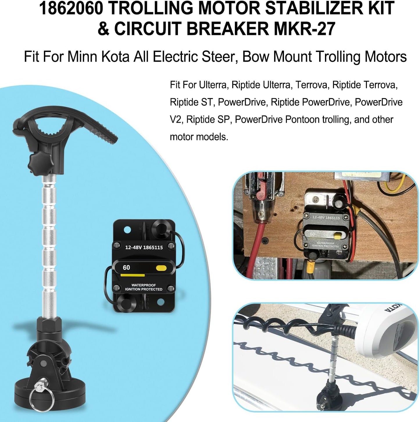 Kit soporte estabilizador repuesto disyuntor MKR-27
