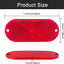 10 Reflectores Rojos 4.5" DOT Postes Puerta