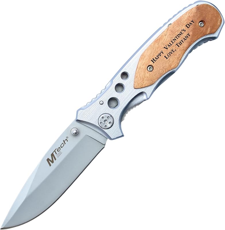 Cuchillo bolsillo grabado regalo personalizado hombre