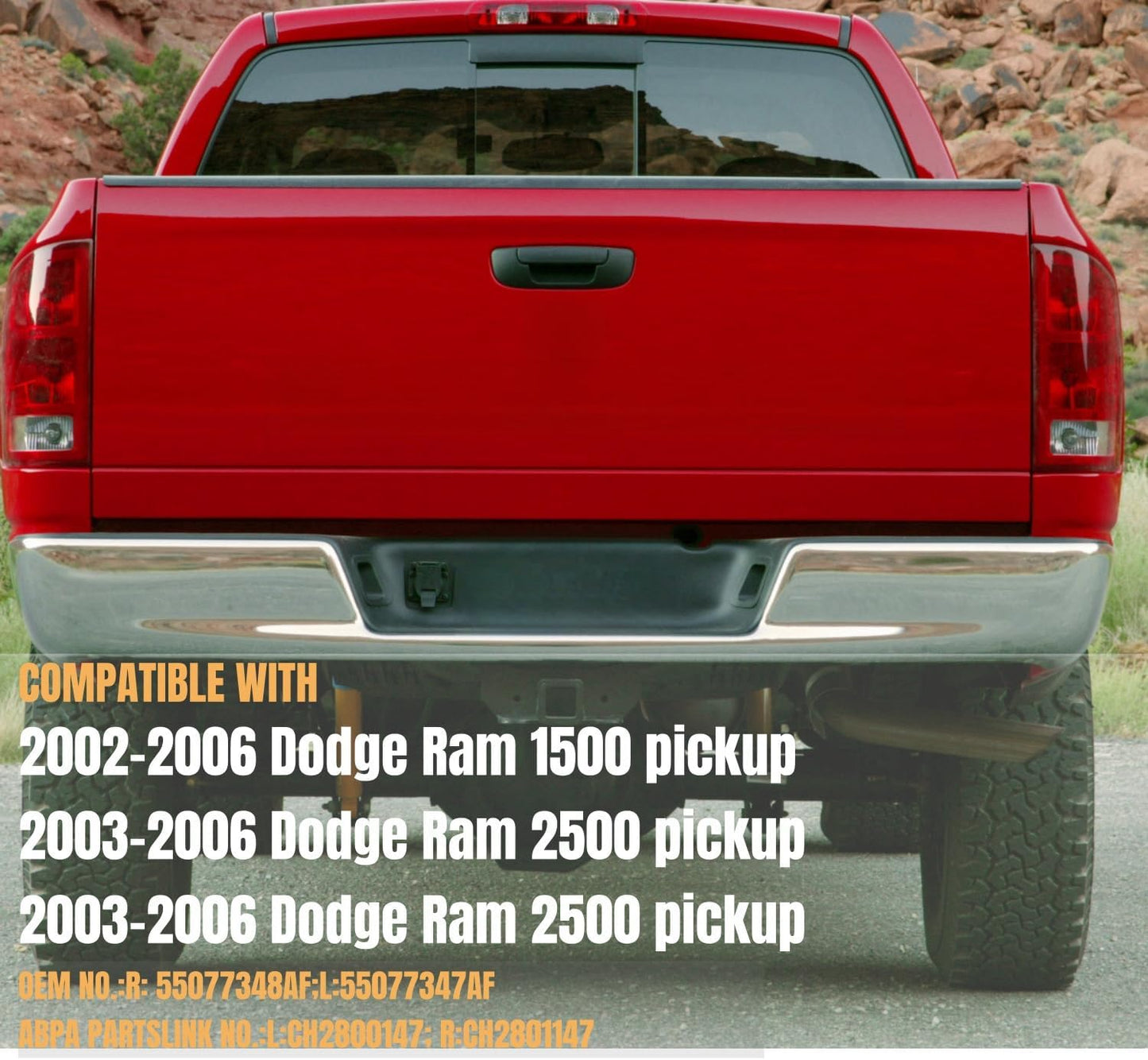 Luz trasera freno Dodge Ram 2002 placa circuito pasajero