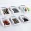 6 Pzas Cubos Slatwall con Ganchos Organizadores Pared