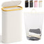Cesta lavandería 75L con tapa plegable beige