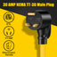 Cable extensión RV 30A 15pies NEMA TT-30P a L5-30R