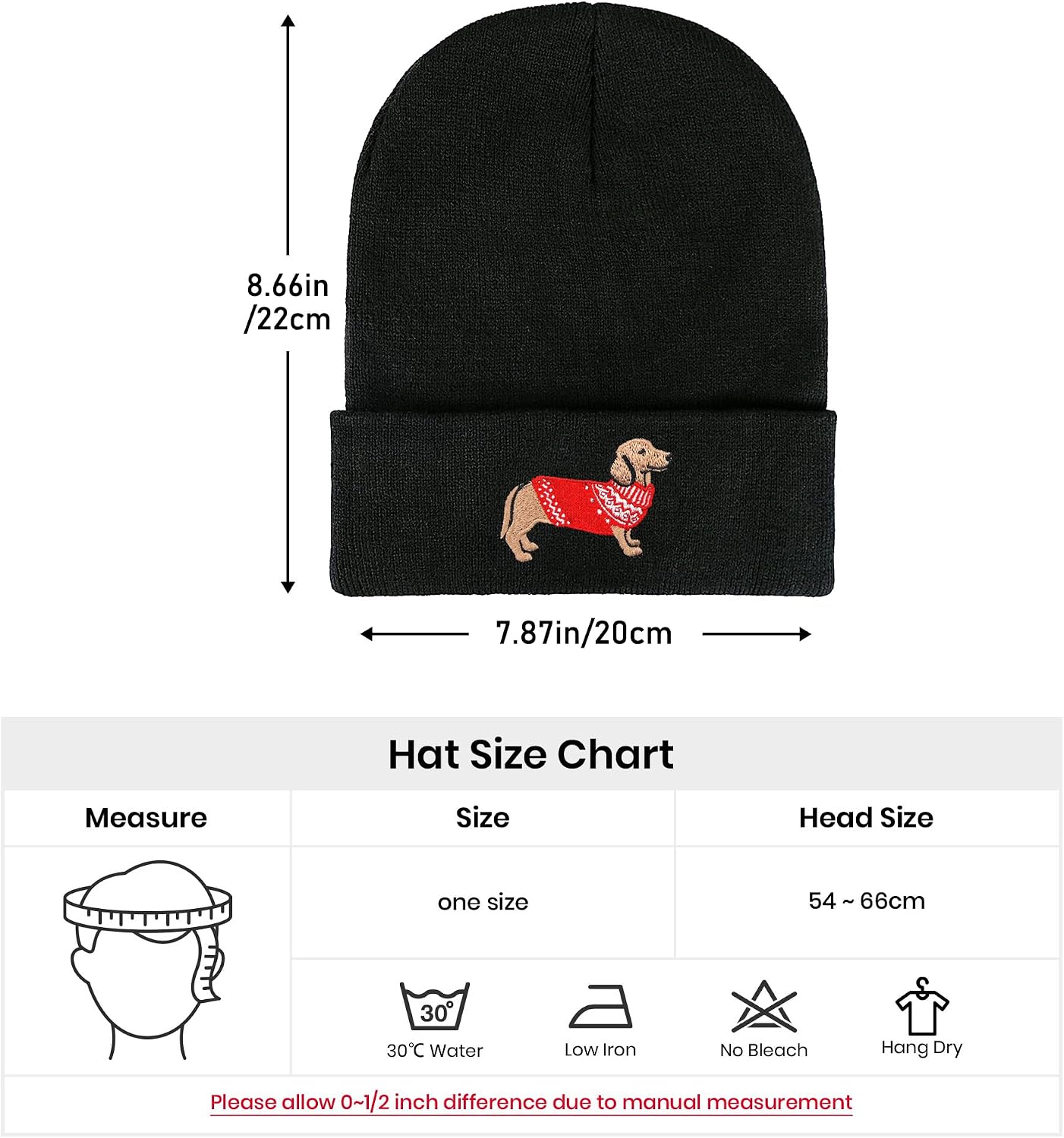 Gorro de punto pato amarillo para hombres y mujeres