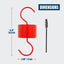 Foso hormigas protector hierro rojo 3oz facil instalacion
