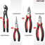 Set 4 Pzas Alicates Lineman Diagonales Punta Aguja