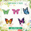 10 Imanes Mariposa Puerta Garaje 12pulg Decoración