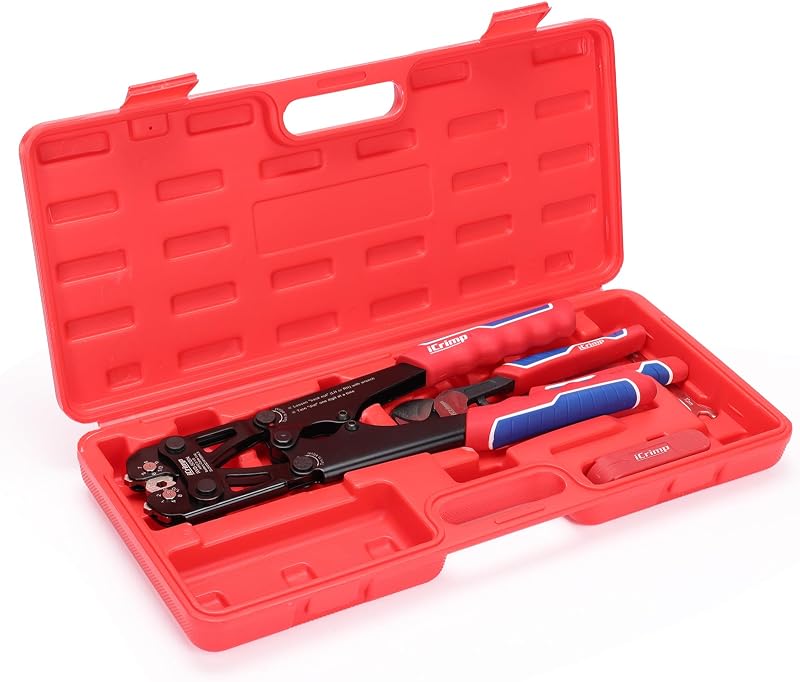 Kit herramienta engarzado terminal cable batería 8-1/0AWG