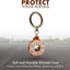 Fundas silicona AirTag 2 pzas estilo donut para llaves y mascotas