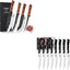 Set 8 Cuchillos de Carne Huusk con Dientes