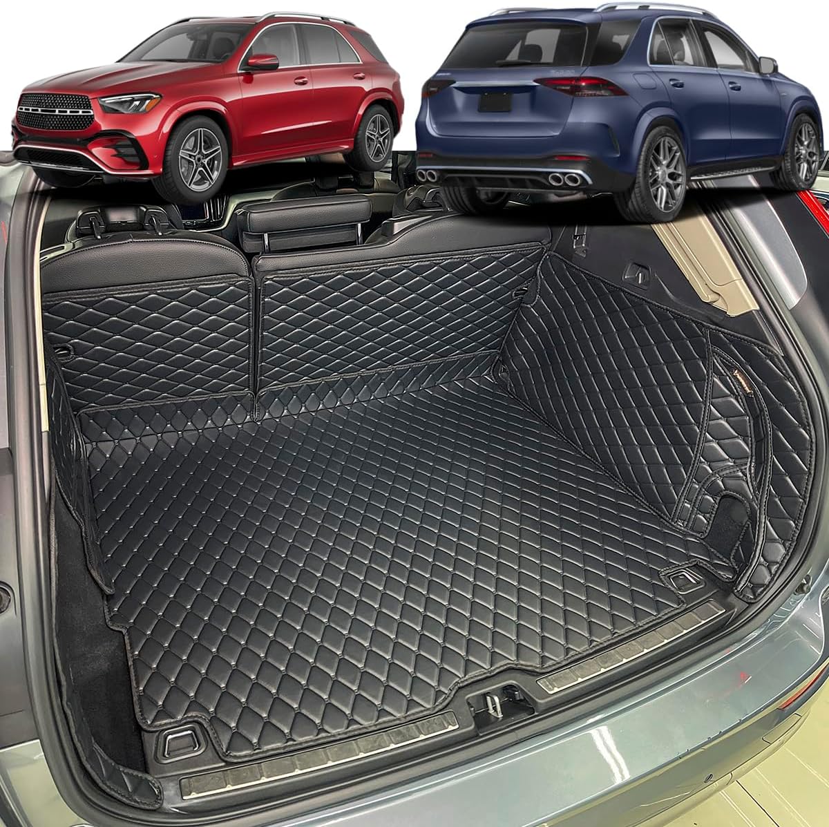 Tapete maletero personalizado Mercedes GLE 20-25 5 plazas