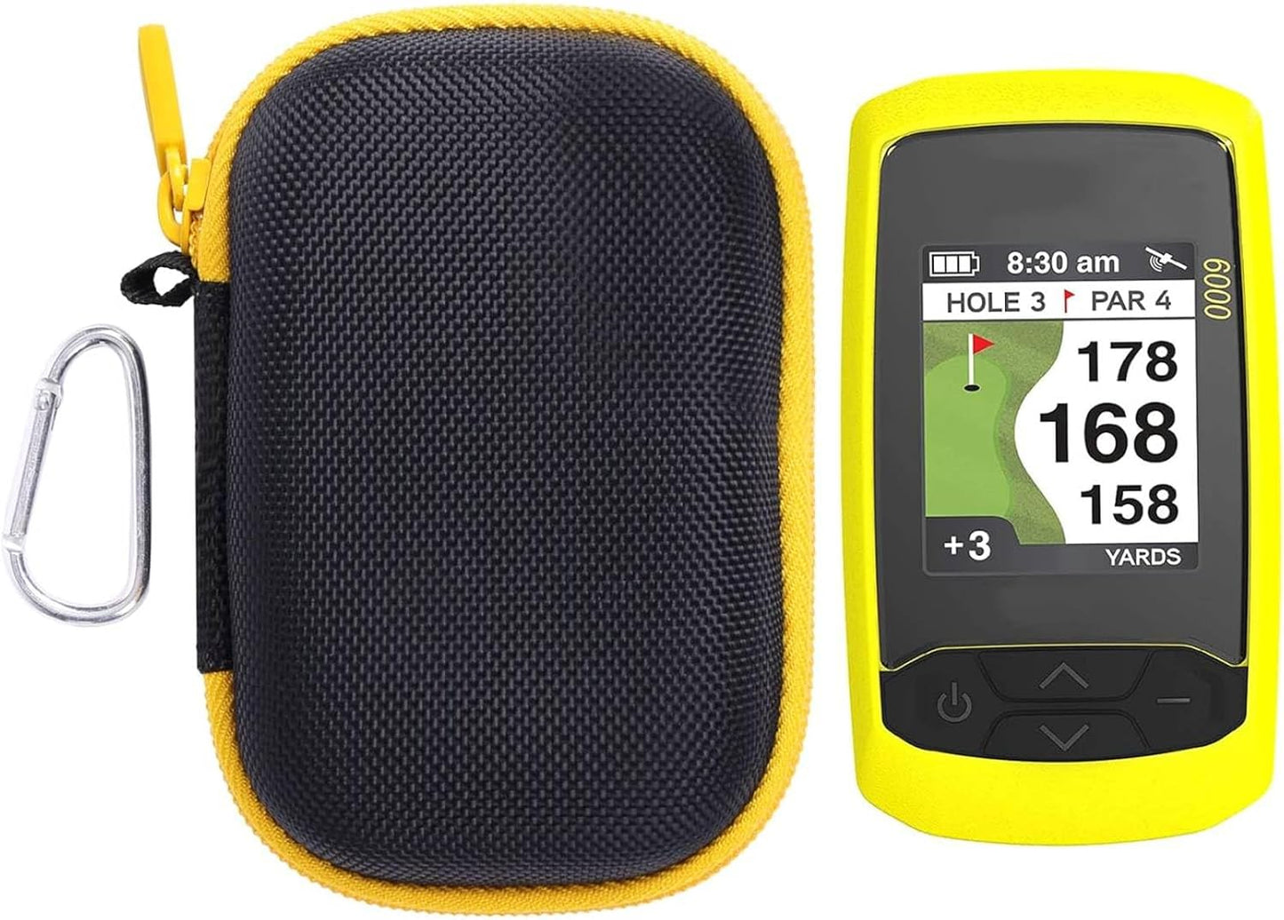 Estuche rígido comp Izzo Swami 6000 Golf amarillo