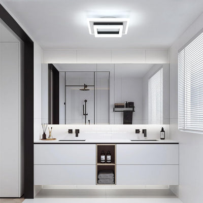 2 Lámparas LED Techo Empotrado 24W Blanca Fría 6500K