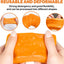 Barra arcilla automóvil 14.11oz x 4 naranja sin arañazos