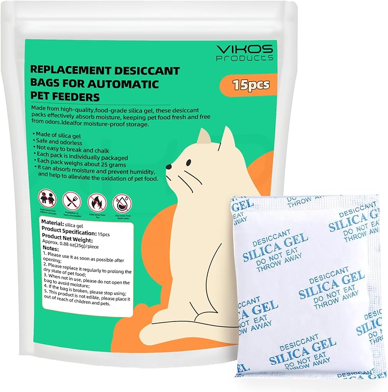 15 Bolsas Desecantes para Alimentos Mascotas Comp