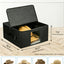 Caja almacenamiento sombrero vaquero resistente apilable