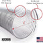 Extractor polvo PVC 4x10pulg con 5 abrazaderas