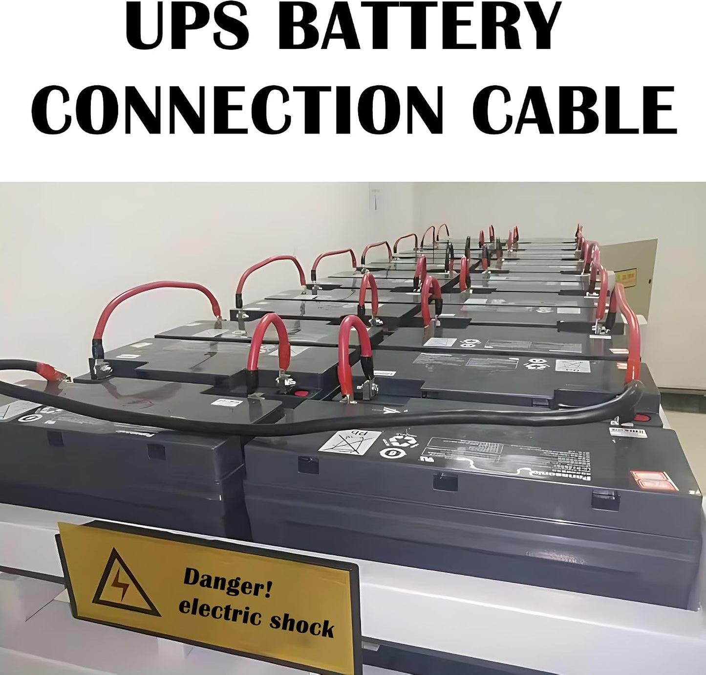 Cable batería 4 AWG 3 pies terminales anillo 5/16