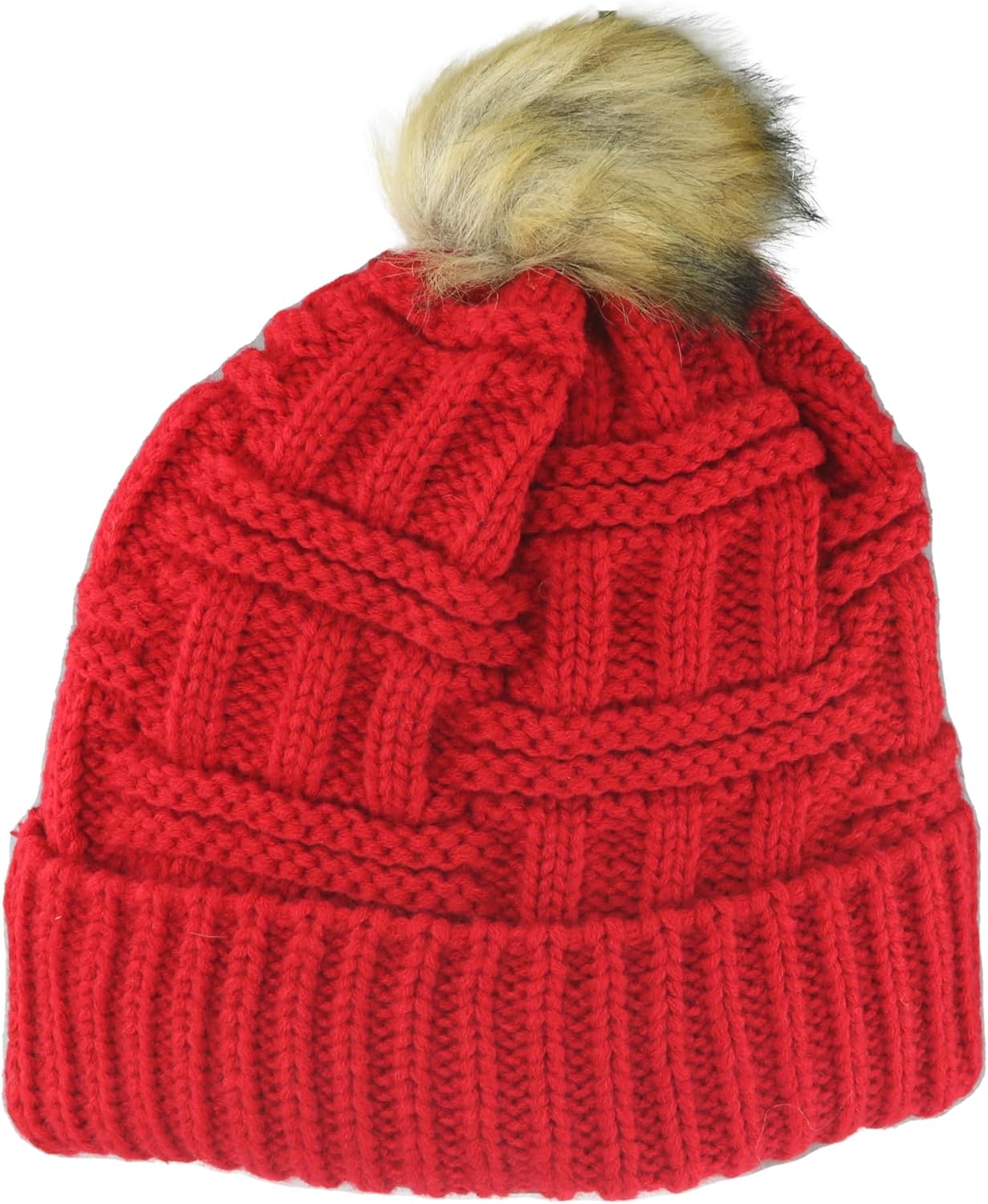 Gorro NHL Mujer Pompón Sintética