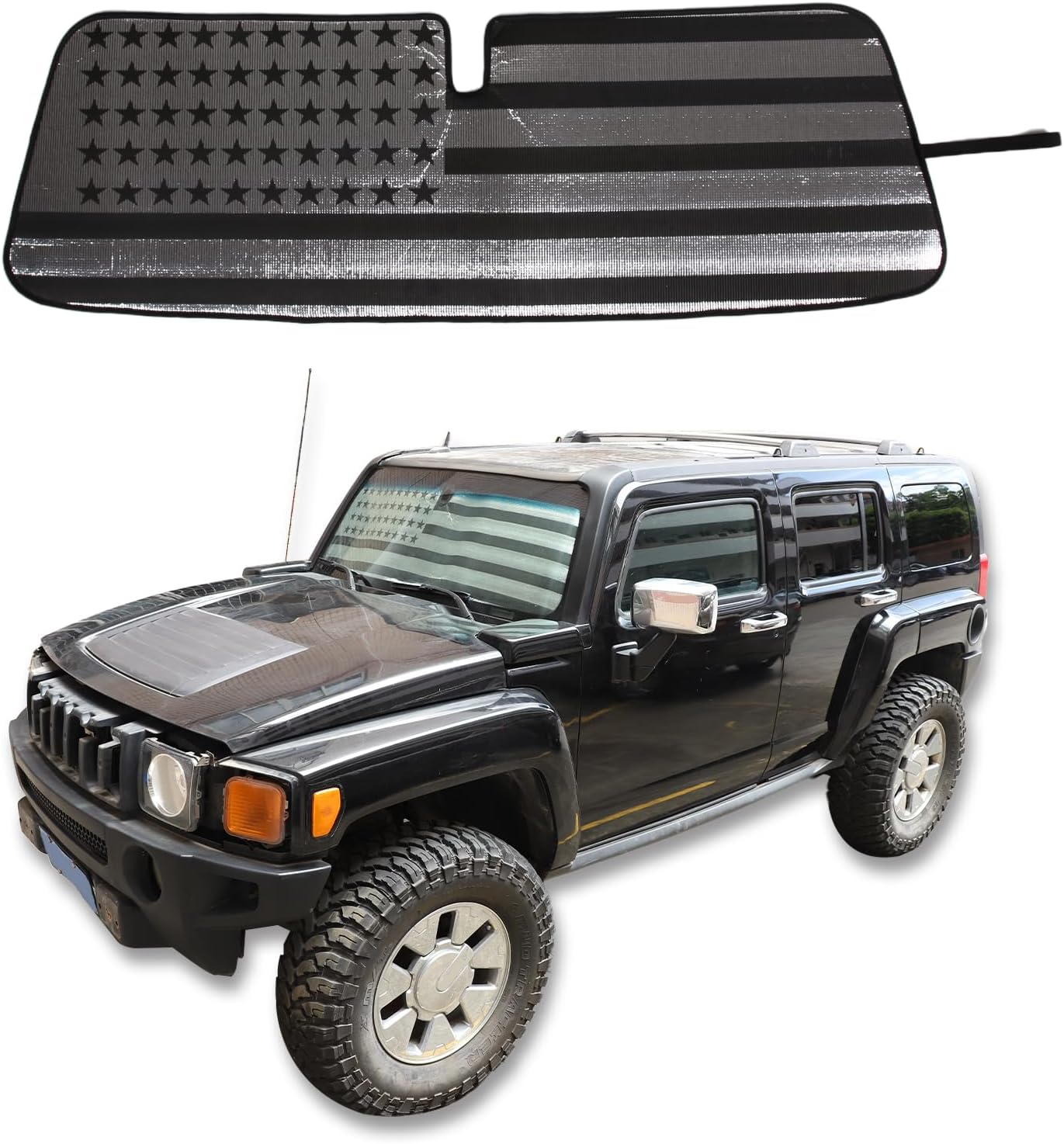 Parasol parabrisas Hummer H3 2005-09 reflector UV plegable