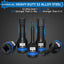 Set 20 llaves impacto Allen Hex Torx Star S2 acero 1/2pulg