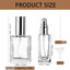 20 Botellas Perfume Vidrio 0.5oz con Cuentagotas para Viaje