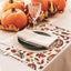 4 Manteles Otoño 12x18pulg Calabaza Hojas Arce Decoración Mesa