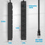 Regleta magnética pared 6 enchufes metal 15pies
