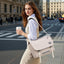 Bolsa mensajero 15.6pulg para laptop oficina viaje blanco