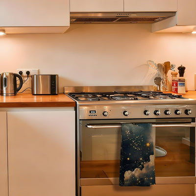 Toallas de cocina mágicas celestial para baño y cocina 16x24 pulgadas