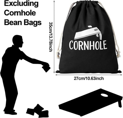 3 Pzas Bolsas Cornhole Estuche Transporte Almacenamiento