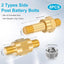 8 Pzas Perno Terminal Batería 3/8" Extensor Poste Automotriz