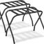 Soporte equipaje acero plegable dormitorio set 2