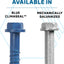 Anclajes hormigón cabeza hex 1/2x3pulg 10uds azul