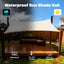 Toldo cuadrado beige 9.5x9.5ft impermeable UPF50