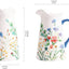 Jarra cerámica 2.5qt con asa para arreglos florales