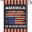 Bandera jardín americana 12x18" doble cara