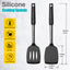 2 Pack Espátulas Silicona con Mango Acero Inox